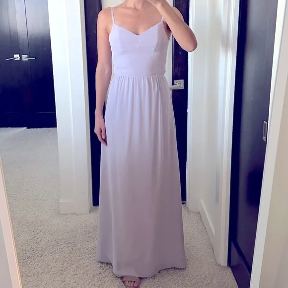 Ceremony By Joanna August Dresses | Ceremony By Joanna August Silver Bell (Lavender) Bridesmaid Dress Xs | Color: Purple/Silver | Size: Xs | Ceremony By Joanna August Dresses | Ceremony By Joanna August Silver Bell (Lavender) Bridesmaid Dress Xs | Color: Purple/Silver | Size: Xs |